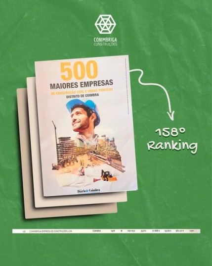 ​500 Maiores Empresas de Construção Coimbra